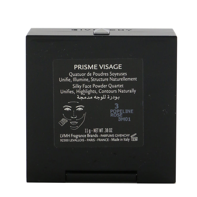Givenchy Prisme Visage Silky Face Powder Quartet - # 3 Popeline Rose (Box Slightly Damaged)  11g/0.38oz