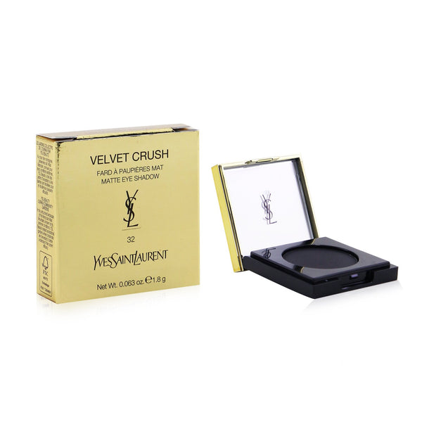 Yves Saint Laurent Velvet Crush Matte Eye Shadow - # 32 Unaccessible Black  1.8g/0.063oz