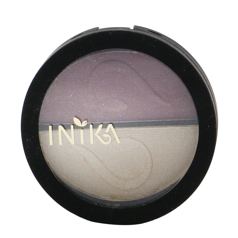 INIKA Organic Pressed Mineral Eye Shadow Duo - # Plum & Pearl  3.9g/0.13oz