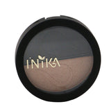 INIKA Organic Pressed Mineral Eye Shadow Duo - # Black Sand  3.9g/0.13oz