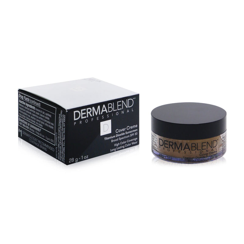 Dermablend Cover Creme Broad Spectrum SPF 30 (High Color Coverage) - Cafe Brown (Exp. Date 03/2022)  28g/1oz