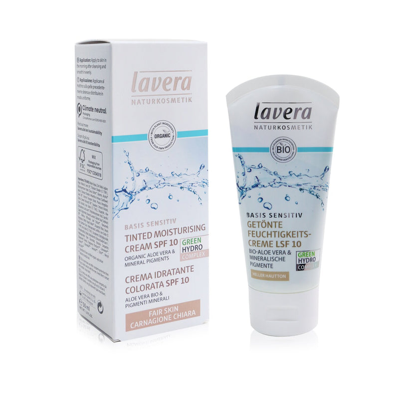 Lavera Basis Sensitiv Tinted Moisturising Cream SPF 10 - # Fair Skin (Exp. Date 03/2022)  50ml/1.8oz