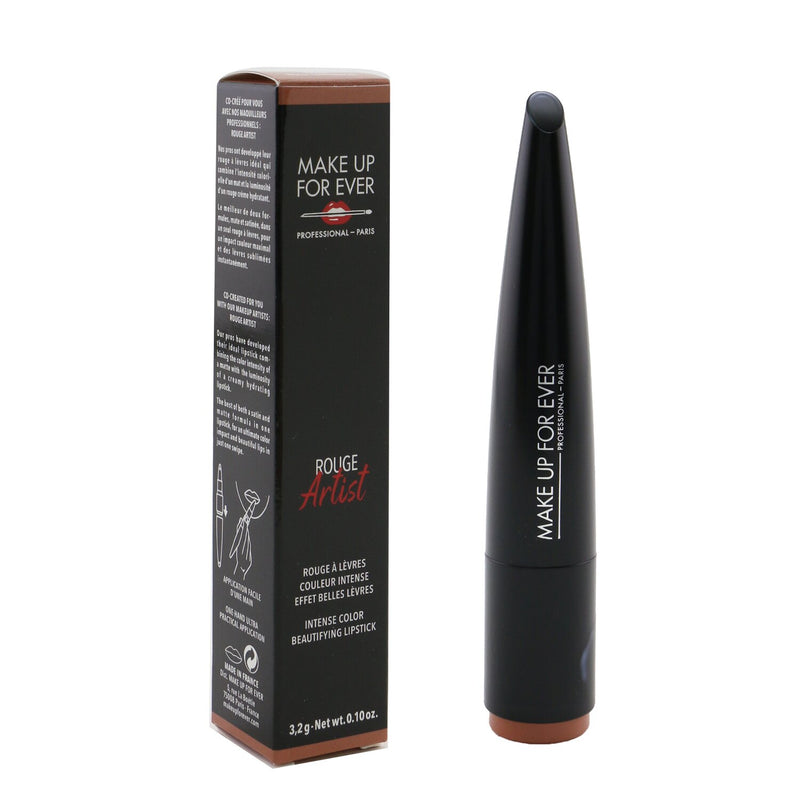 Make Up For Ever Rouge Artist Intense Color Beautifying Lipstick - # 104 Bold Cinnamon  3.2g/0.1oz