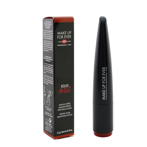 Make Up For Ever Rouge Artist Intense Color Beautifying Lipstick - # 410 True Crimson  3.2g/0.1oz