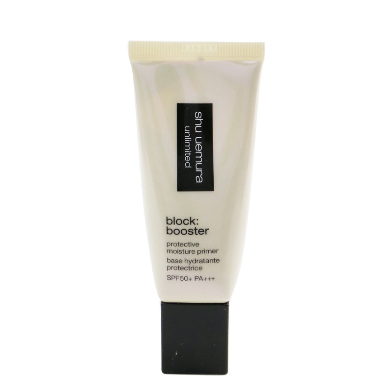 Shu Uemura Unlimited Block:Booster Protective Moisture Primer SPF 50 - # Anzu Beige  30ml/1oz