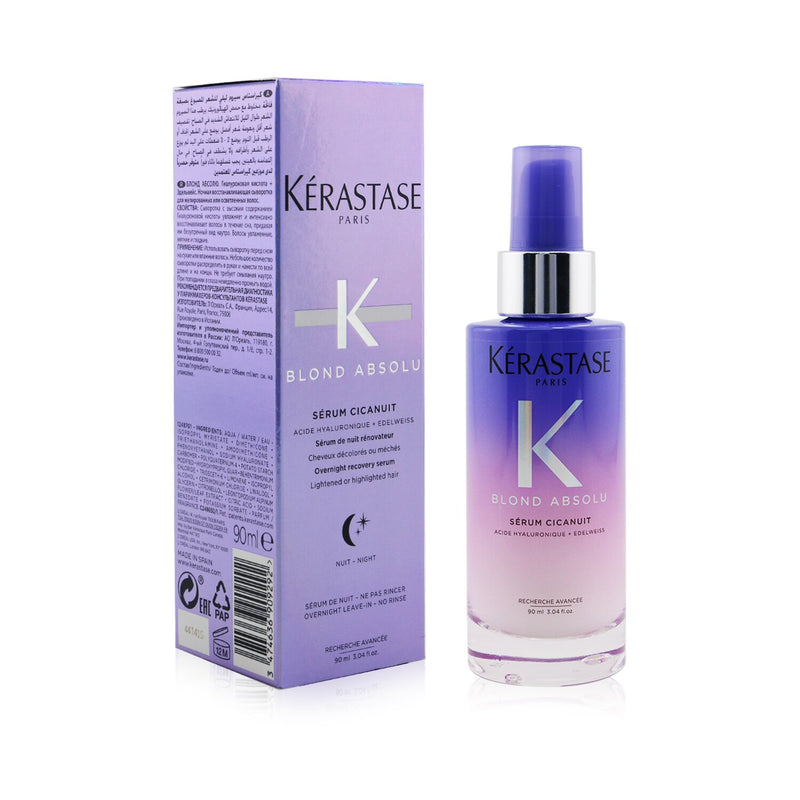 Kerastase Blond Absolu Serum Cicanuit Overnight Recovery Serum (Lightened or Highlighted Hair)  90ml/1.04oz