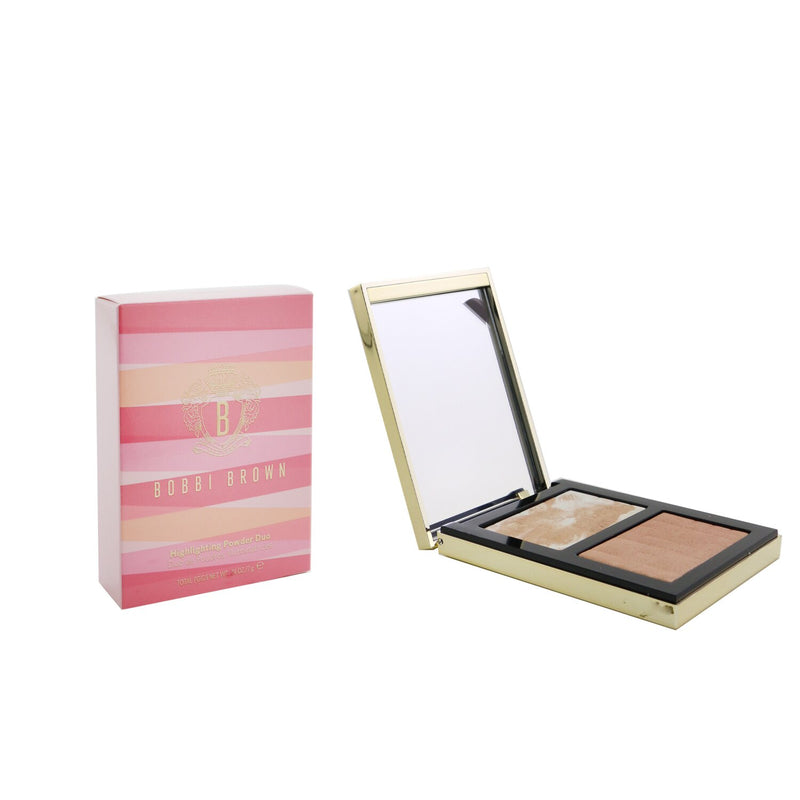 Bobbi Brown Highlighting Powder Duo (Love's Radiance Collection) - # Peach Glow  7g/0.24oz