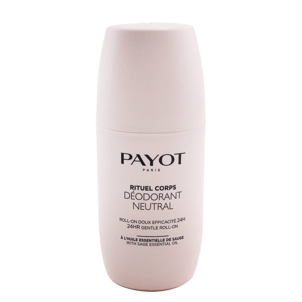 Payot Rituel Corps Deodorant Neutral 24HR Gentle Roll-On  75ml/2.5oz