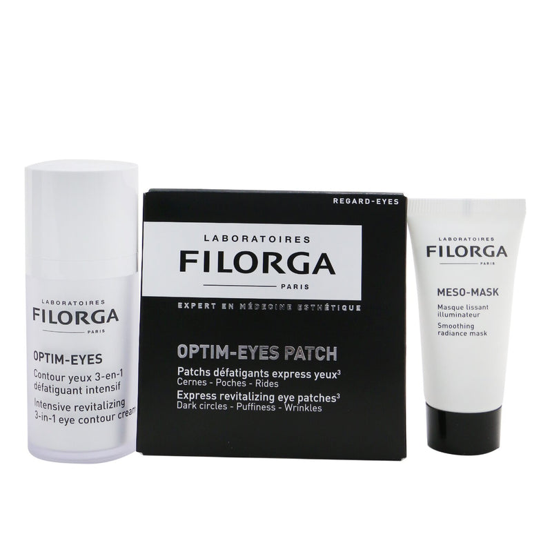 Filorga Les Essentials Filorga Set: Optim Eyes 15ml + Meso Mask 15ml + Optim Eyes Patches - 2patches  3pcs