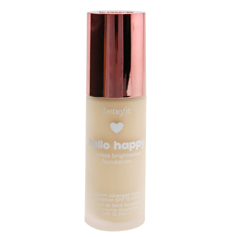 Benefit Hello Happy Flawless Brightening Foundation SPF 15 - # 2 (Light Warm)  30ml/1oz