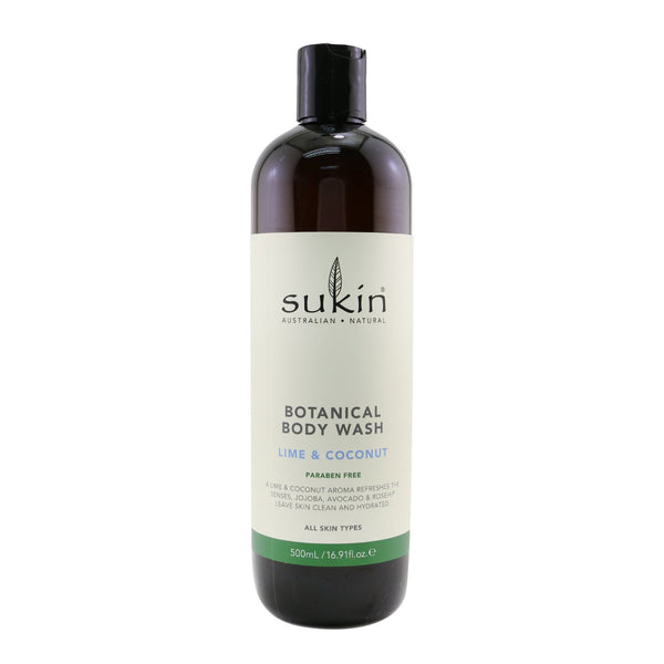 Sukin Botanical Body Wash - Lime & Coconut (All Skin Types)  500ml/16.9oz