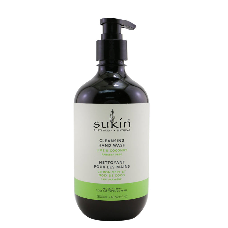 Sukin Cleansing Hand Wash - Lime & Coconut (All Skin Types)  500ml/16.9oz