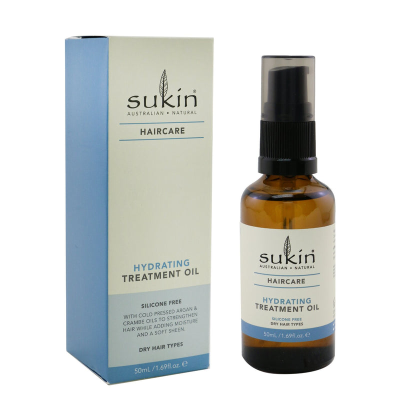 Sukin Hydrating Treatment Oil  (For Dry Hair Types)  50ml/1.69oz