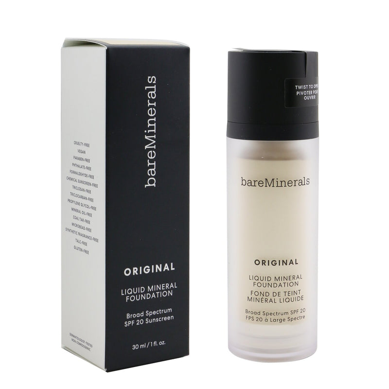 BareMinerals Original Liquid Mineral Foundation SPF 20 - # 04 Golden Fair (For Very Fair Warm Skin With A Yellow Hue)  30ml/1oz