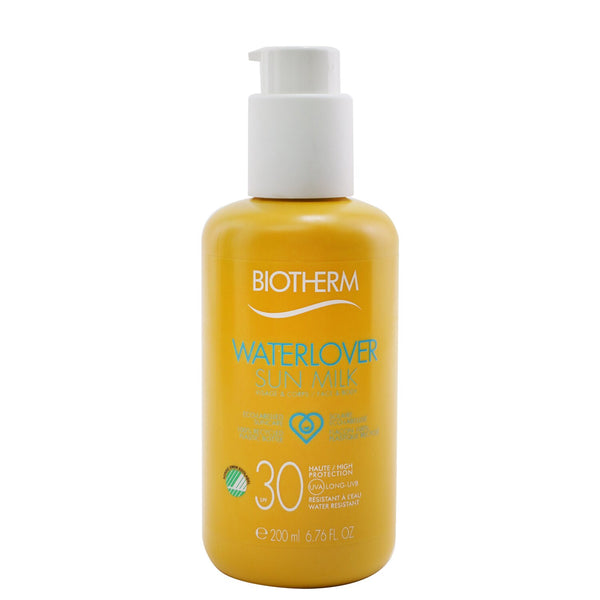 Biotherm Waterlover Sun Milk SPF 30 (For Face & Body)  200ml/6.76oz