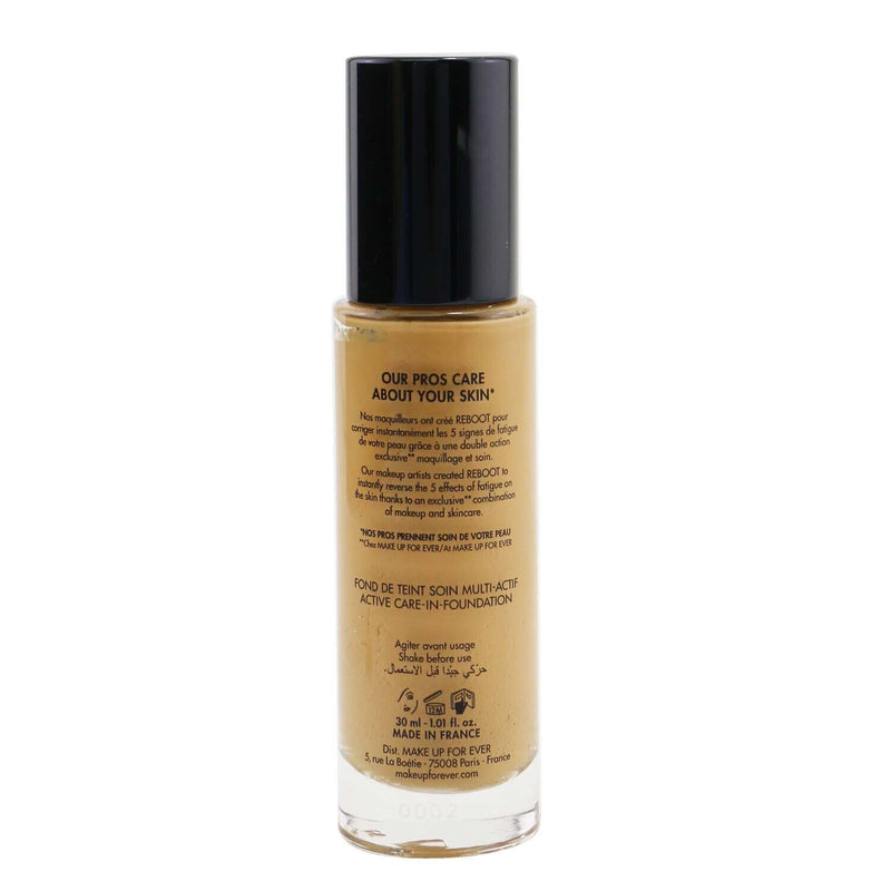 Make Up For Ever Reboot Active Care In Foundation - # Y405 Golden Honey (Unboxed)  30ml/1.01oz