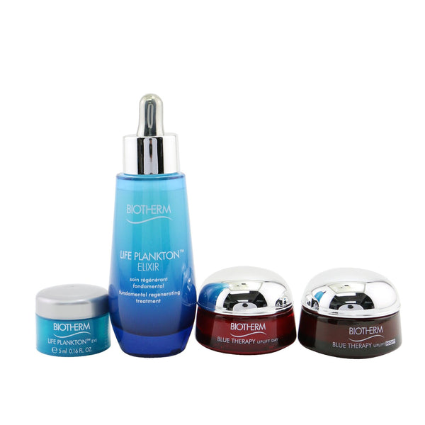 Biotherm Life Plankton Gift Set: Elixir 50ml+ Blue Therapy Day Cream 15ml+ Blue Therapy Night Cream 15ml+ Lift Plankton Eye 5ml  4pcs