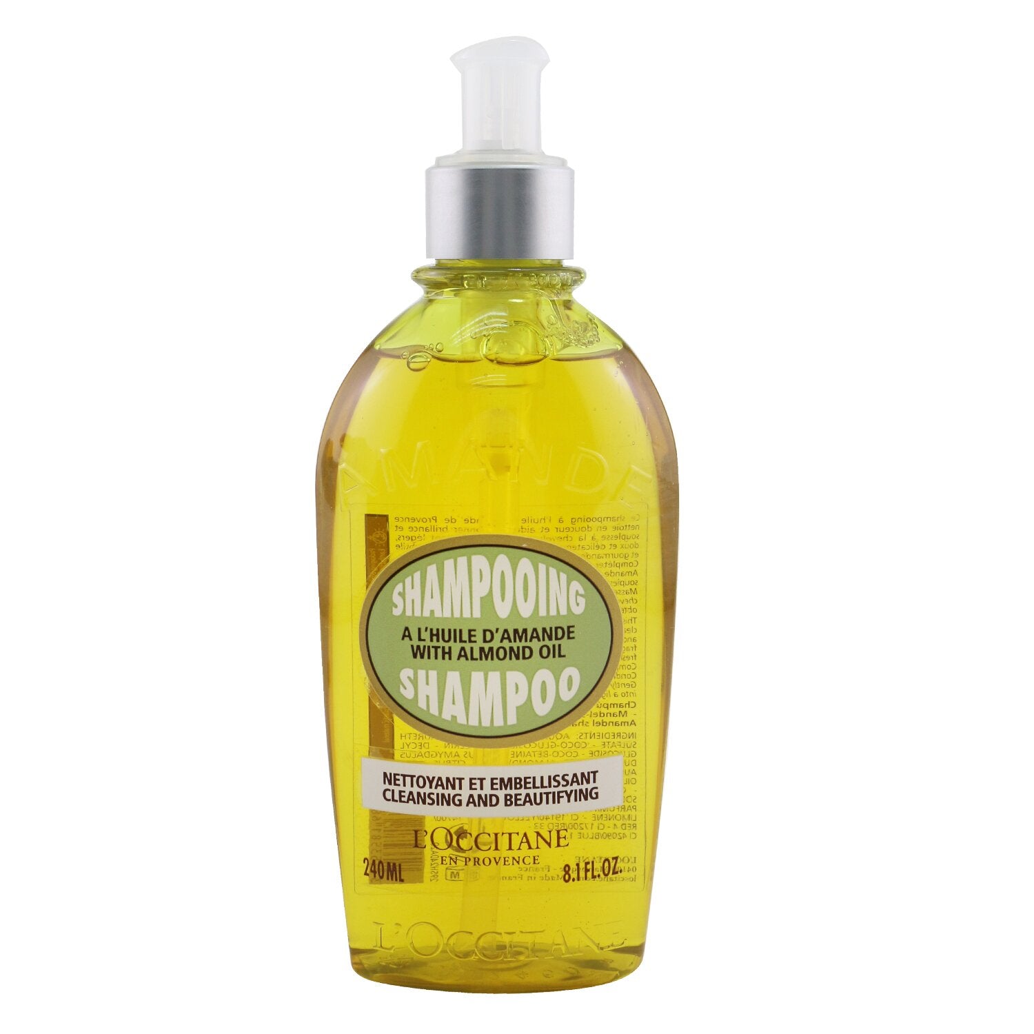 L'Occitane Almond Shampoo with Almond Oil 240ml/8.1oz Fresh Beauty Co.