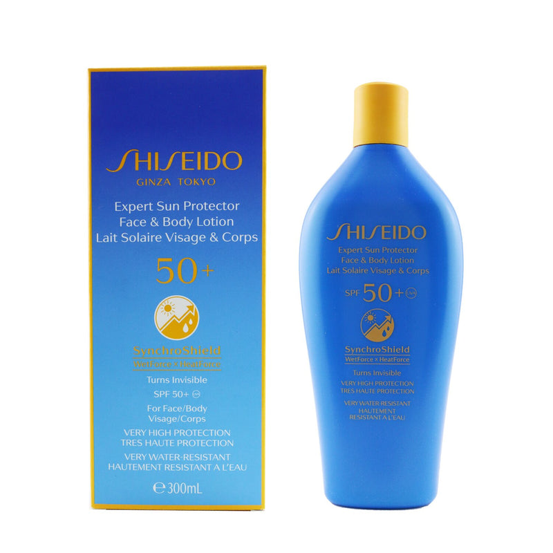 Shiseido Expert Sun Protector Face & Body Lotion SPF 50+ (Very High Protection & Very Water-Resistant)  300ml/10oz