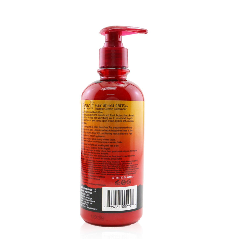 Agadir Argan Oil Hair Shield 450 Plus Intense Creme Treatment -For All Hair Types (Bottle Slightly Dented)  295.7ml/10oz