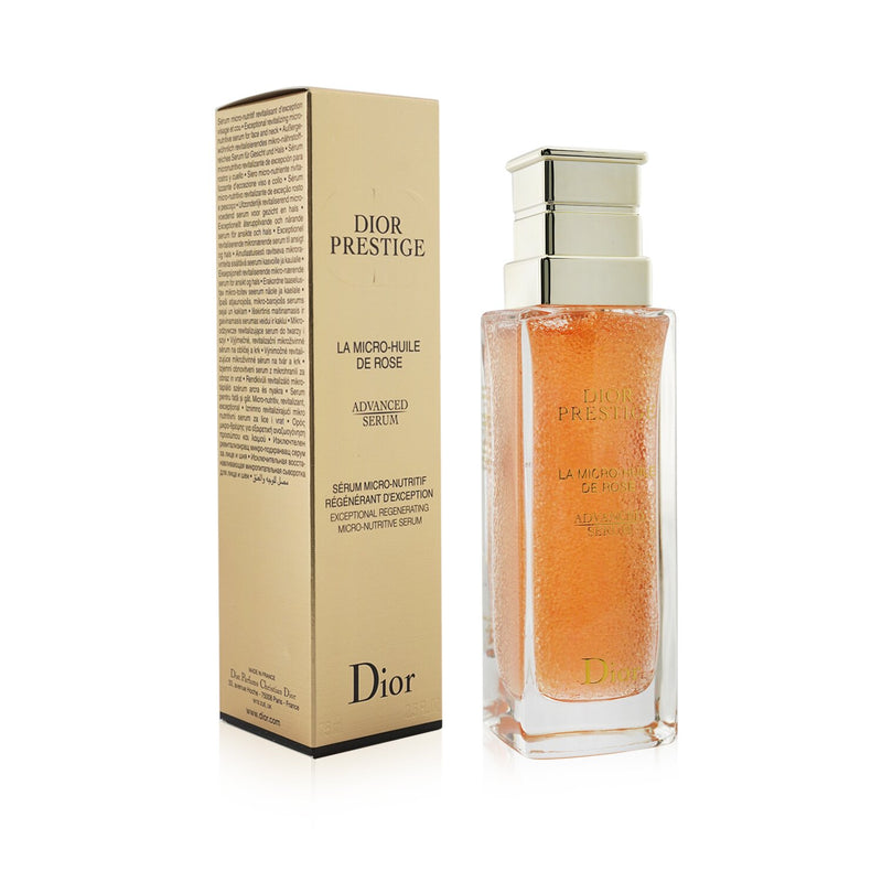 Dior Prestige La Micro-Huile de Rose美容液 DIOR Prestige La Micro-Huile de Rose Activated Serum, 2.5 oz. - Macy's