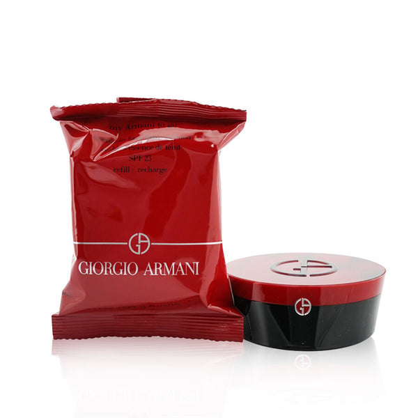 Giorgio Armani My Armani To Go Essence In Foundation Cushion SPF 23 (With Rouge Malachite Case) - # 2  15g/0.53oz