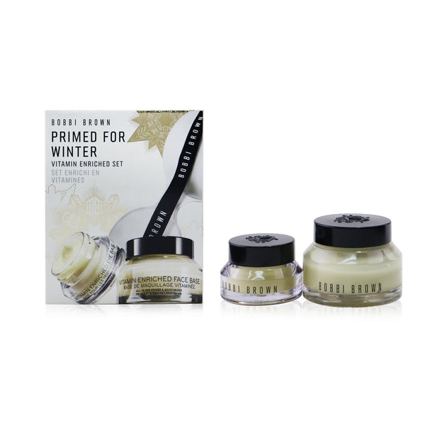 Bobbi Brown Primed For Winter Vitamin Enriched Set: Face Base 50ml/1.7oz + Eye Base 15ml/0.5oz + Eye Mask  3pcs