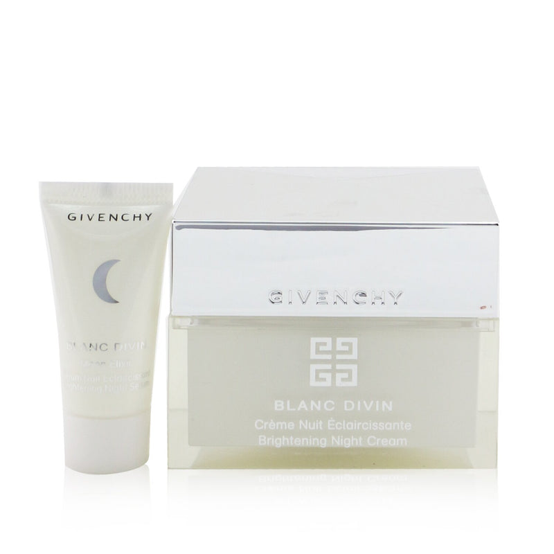 Givenchy Blanc Divin Set: Brightening Night Cream 50ml + Blanc Divin Moon Elixir Brightening Night Serum 4ml  2pcs