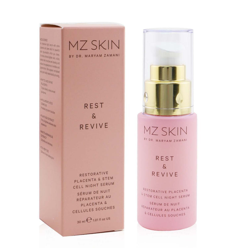 MZ Skin Rest & Revive Restorative Placenta & Stem Cell Night Serum  30ml/1.01oz