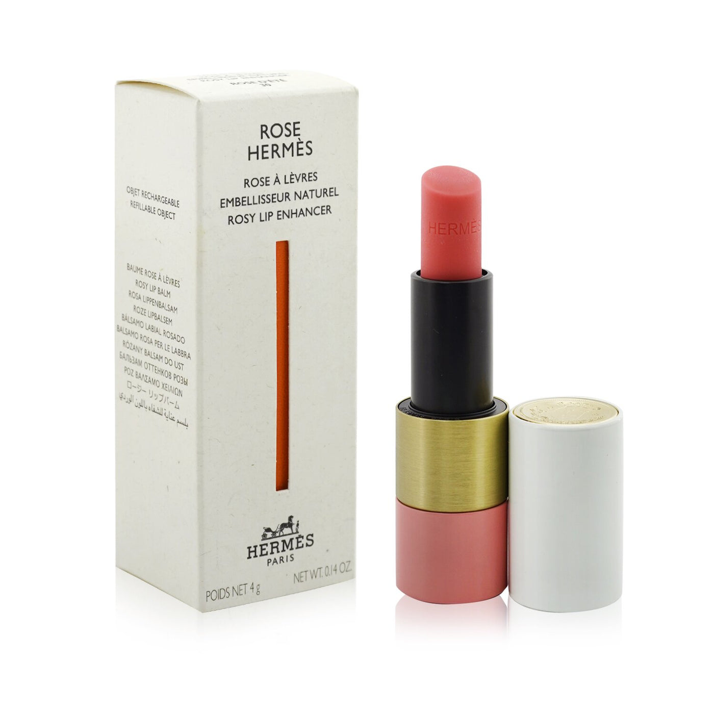 Hermes Rose Hermes Rosy Lip Enhancer - # 14 Rose Abricote 4g/0.14
