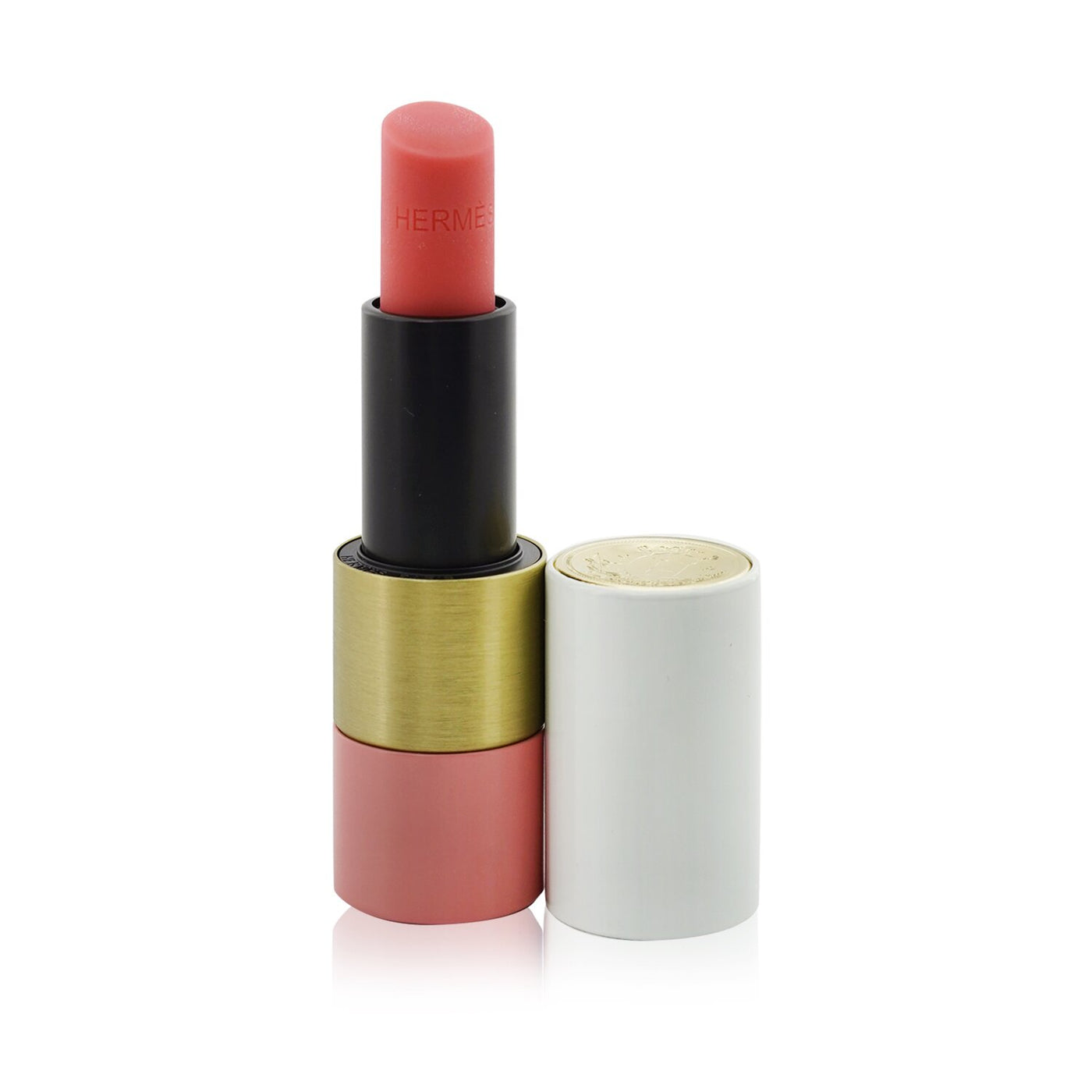 新品HERMES 14 ローズ ア プリクレ リップエンハンサー 4g Hermes Rose Hermes Rosy Lip Enhancer - # 14 Rose Abricote 4g/0.14