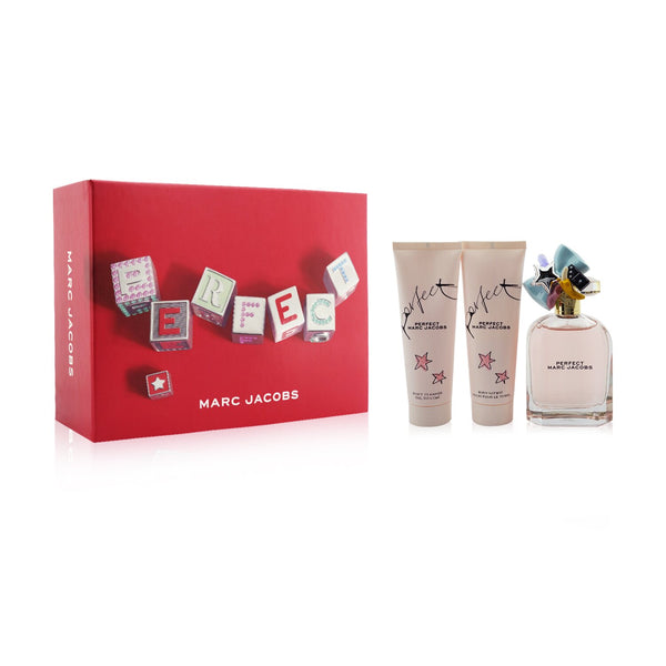 Marc Jacobs Perfect Coffret: Eau De Parfum Spray 100ml/3.3oz + Body Lotion 75ml/2.5oz + Shower Gel 75ml/2.5oz  3pcs