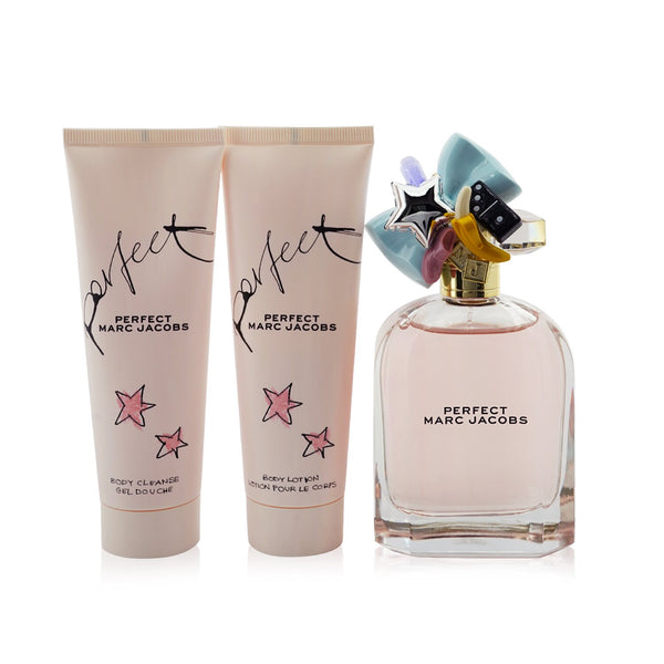 Marc Jacobs Perfect Coffret: Eau De Parfum Spray 100ml/3.3oz + Body Lotion 75ml/2.5oz + Shower Gel 75ml/2.5oz  3pcs