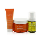 Elemis Nourishing Skin Health Trio Set: Superfood AHA Cleansing Butter 90ml+ Glow Priming Moisturiser 20ml+Kefir-Tea Mist  3pcs