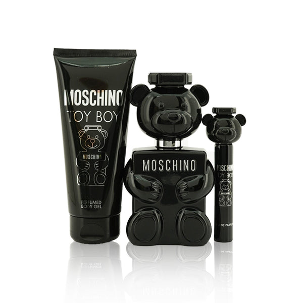 Moschino Toy Boy Coffret: Eau De Parfum Spray 100ml/3.4oz + Perfumed Body Gel 200ml/6.7oz + Eau De Parfum Spray 10ml/0.3oz  3pcs
