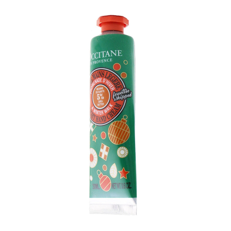 L'Occitane Shea Butter Light Hand Cream (A Winter Walk Limited Edition)  30ml/0.6oz