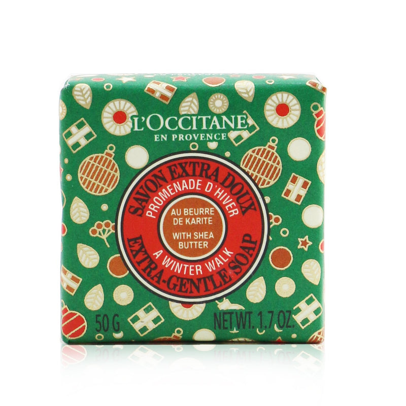 L'Occitane Shea Butter Extra Gentle Soap (A Winter Walk Limited Edition)  50ml/1.7oz