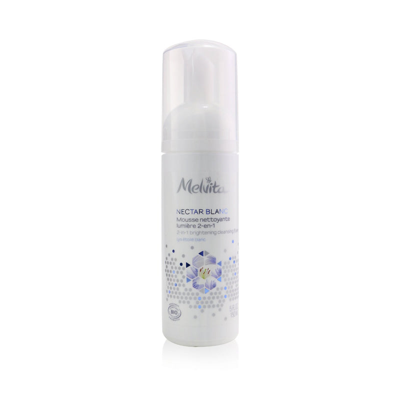Melvita Nectar Blanc 2-in-1 Brightening Cleansing Foam  150ml/5oz