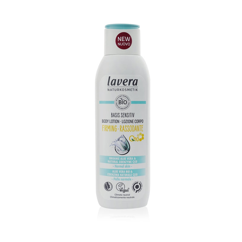 Lavera Basis Sensitiv Firming Body Lotion With Organic Aloe Vera & Natural Coenzyme Q10 - For Normal Skin  250ml/8.4oz