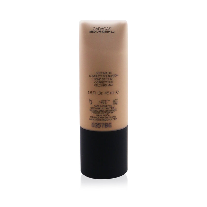 NARS Soft Matte Complete Foundation - # Caracas (Medium-Deep 3.3) (Box Slightly Damaged)  45ml/1.5oz