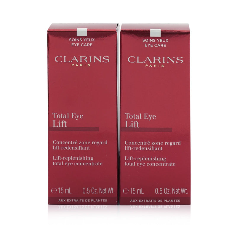 Clarins Total Eye Lift Lift-Replenishing Total Eye Concentrate Duo Pack  2x15ml/0.5oz