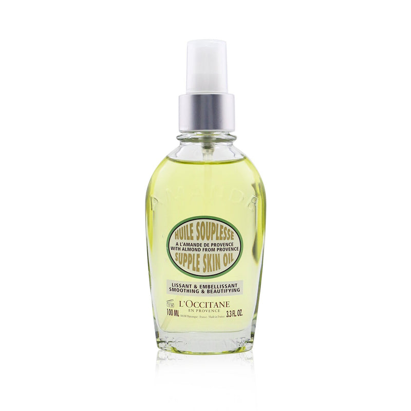 L'Occitane Almond Supple Skin Oil - Smoothing & Beautifying (Box Slightly Damaged)  100ml/3.3oz