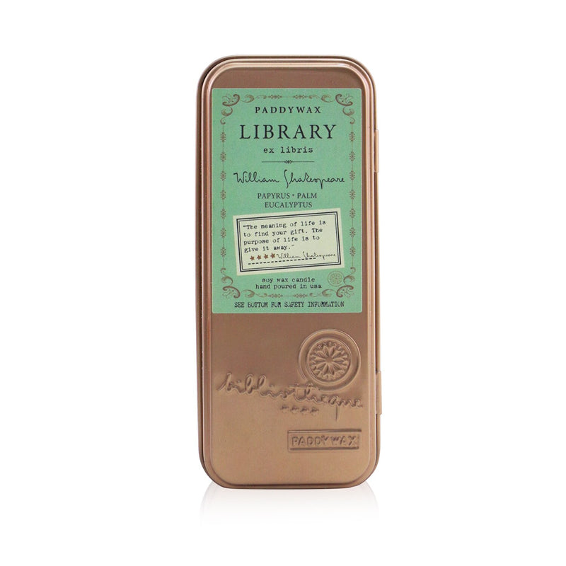 Paddywax Library Candle - William Shakespeare  70g/2.5oz