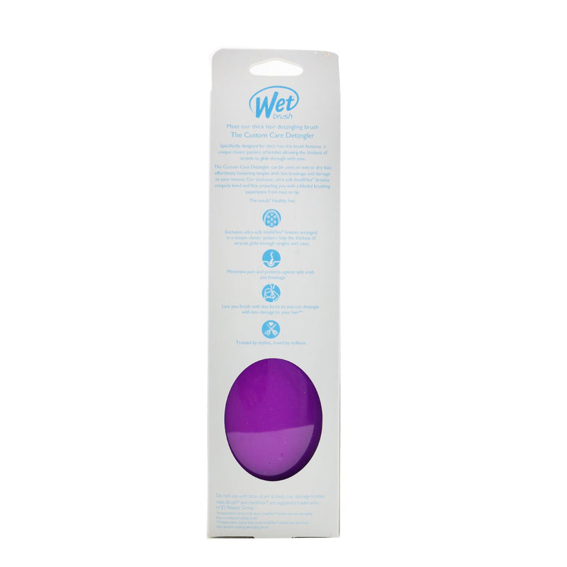 Wet Brush Custom Care Detangler Thick Hair Brush - # Purple BWR830CCPR  1pc