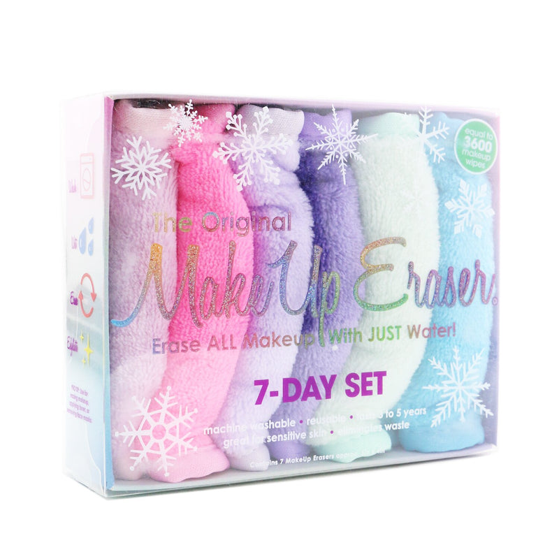MakeUp Eraser 7 Day Set (7x Mini MakeUp Eraser Cloth) - #Let It Snow  7pcs