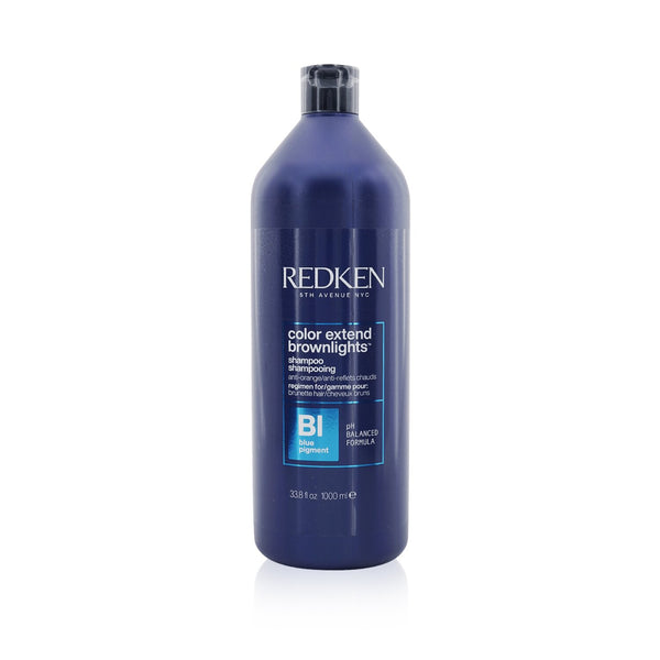 Redken Color Extend Brownlights Blue Shampoo Anti-Orange/Anti-Reflets Chauds (For Brunette Hair)  1000ml/33.8oz