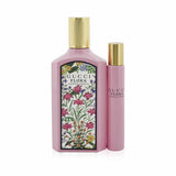 Gucci Flora By Gucci Coffret: Eau De Parfum Spray 100ml/3.3oz + Rollerball 7.4ml/0.25oz  2pcs