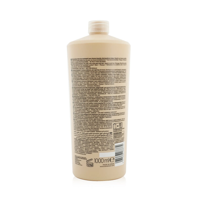 Kerastase Curl Manifesto Bain Hydratation Douceur Shampoo Gentle Creamy Shampoo - For Curly, Very Curly & Coily Hair (Salon Size)  1000ml/34oz