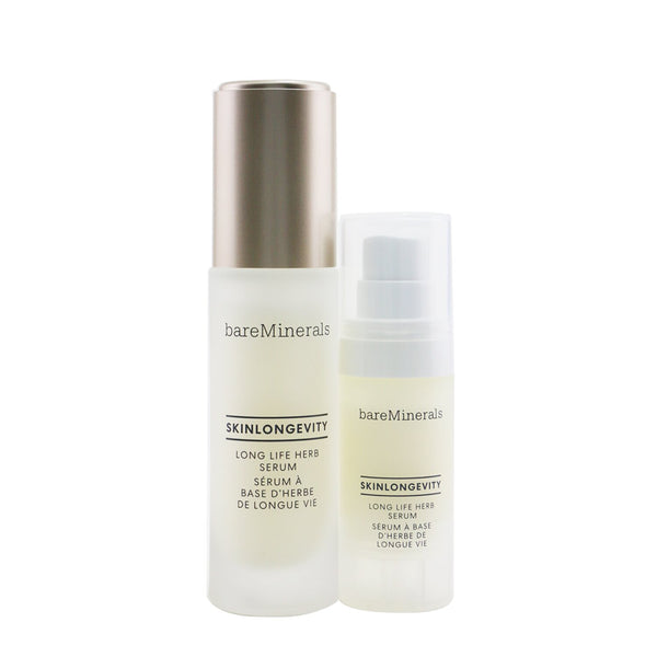 BareMinerals Skinlongevity Long Life Herb Serum Duo: Serum 30ml+ Serum (Mini Size) 15ml  2pcs