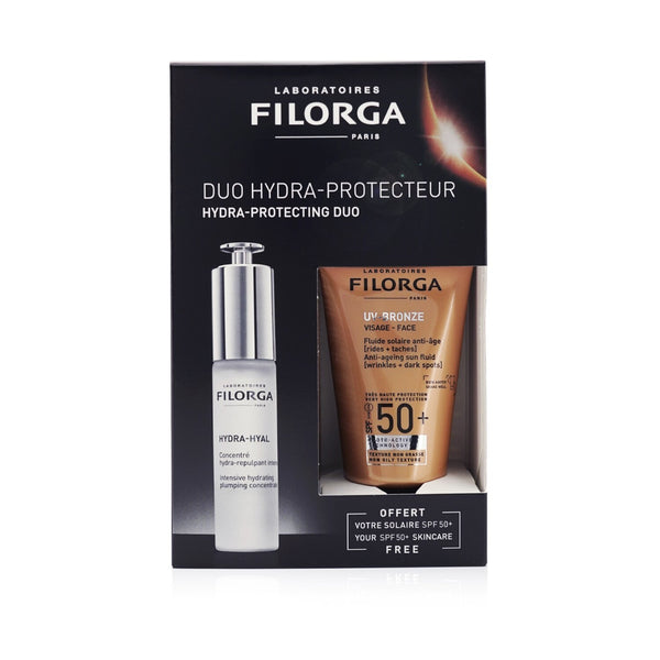 Filorga Hydra-Protecting Duo Set: Hydra-Hyal 30ml + UV-Bronze SPF 50 40ml  2pcs